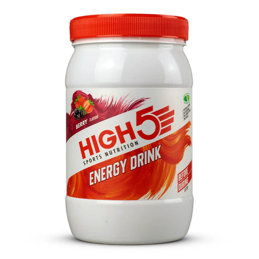 High5 energy drink in a sleek can, with vibrant branding and a refreshing look, designed to boost energy and hydration.