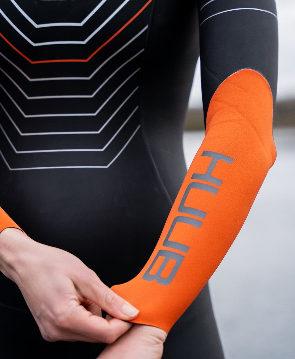 HUUB Araya Wetsuit – Men’s triathlon suit with flexible neoprene and Arms Neutral™ technology