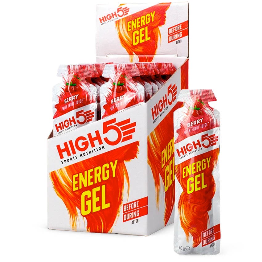 High5 Energy Gel packet showing a convenient, portable sports gel for quick energy during exercise.