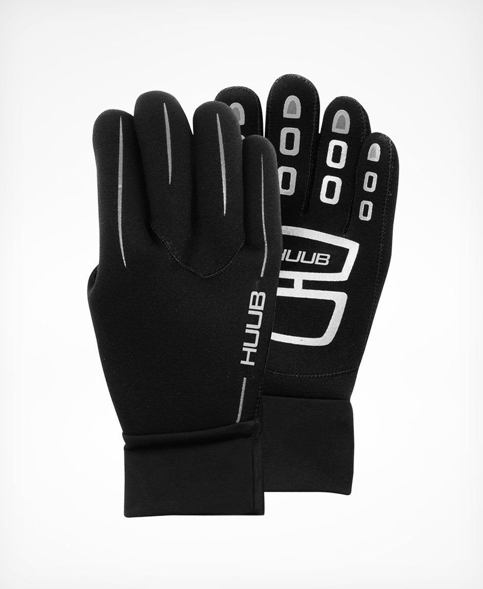 HUUB Neoprene Swim Gloves, 3mm thermal gloves for open water swimming and triathlon