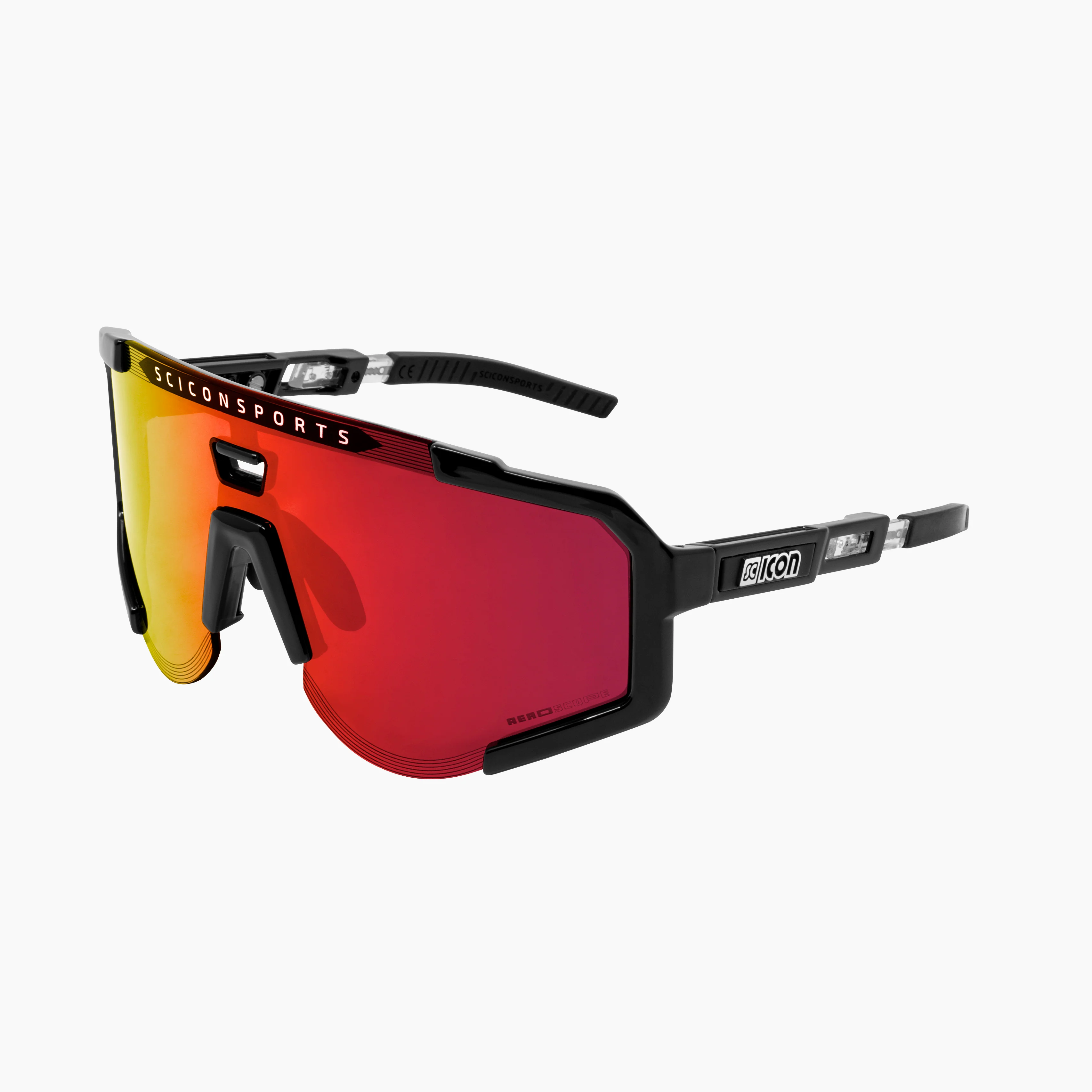 Scicon Aeroscope high-performance sport sunglasses with lightweight frame and tinted lenses for active outdoor activities.