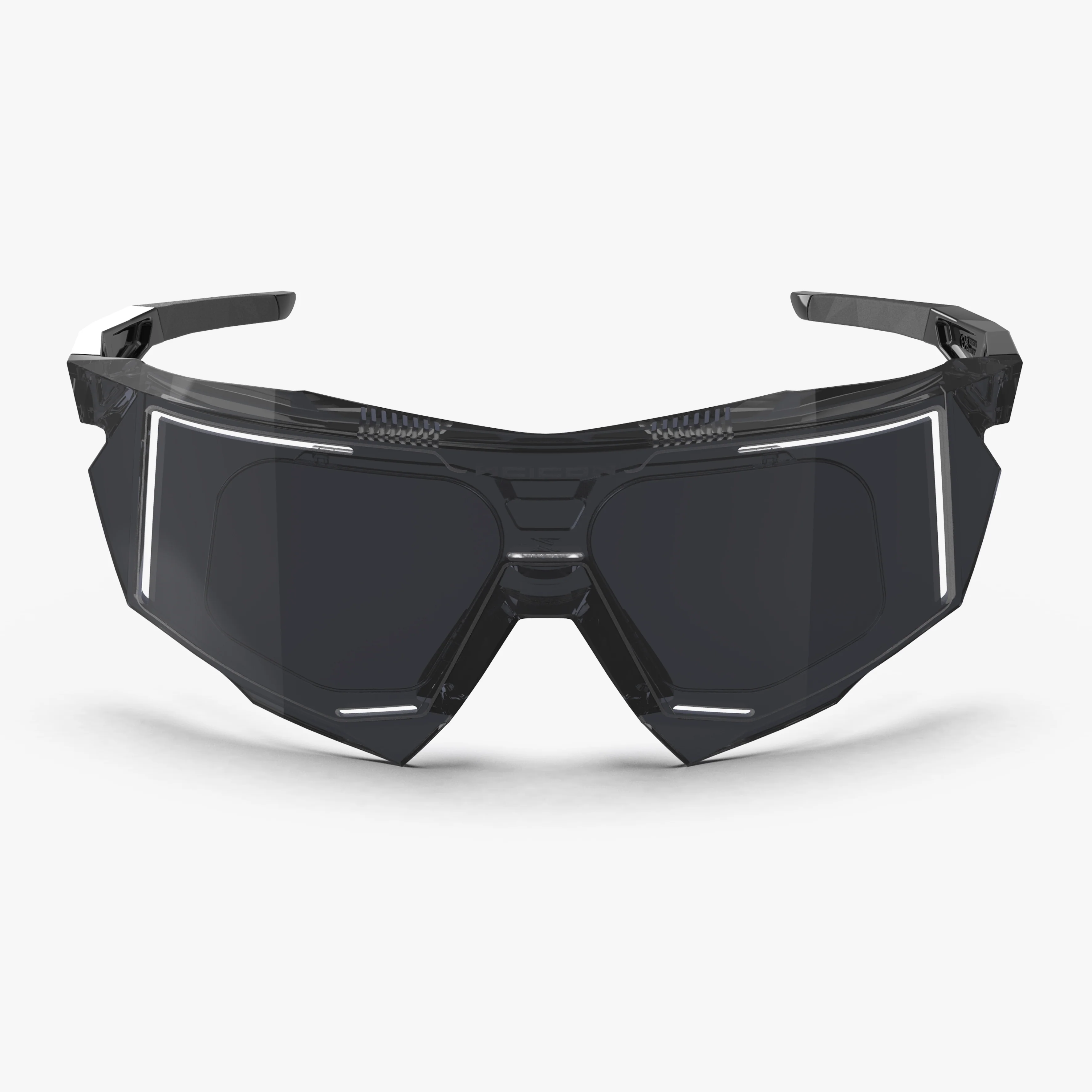 Scicon Aerostorm RX Sport Performance Sunglasses with optical insert, black frame and polarized lenses for active outdoor use