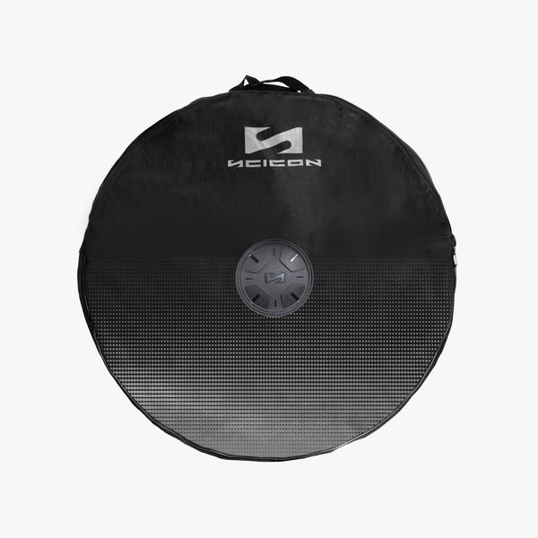 Scicon dual wheel travel bag with sturdy handles and spacious interior for easy packing and transport of belongings.