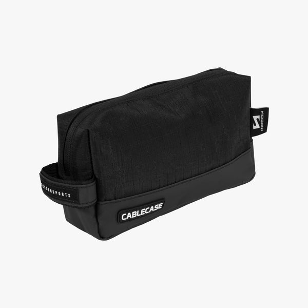Scicon electronics travel organizer pouch with multiple compartments for cables, chargers, and accessories, compact and lightweight.