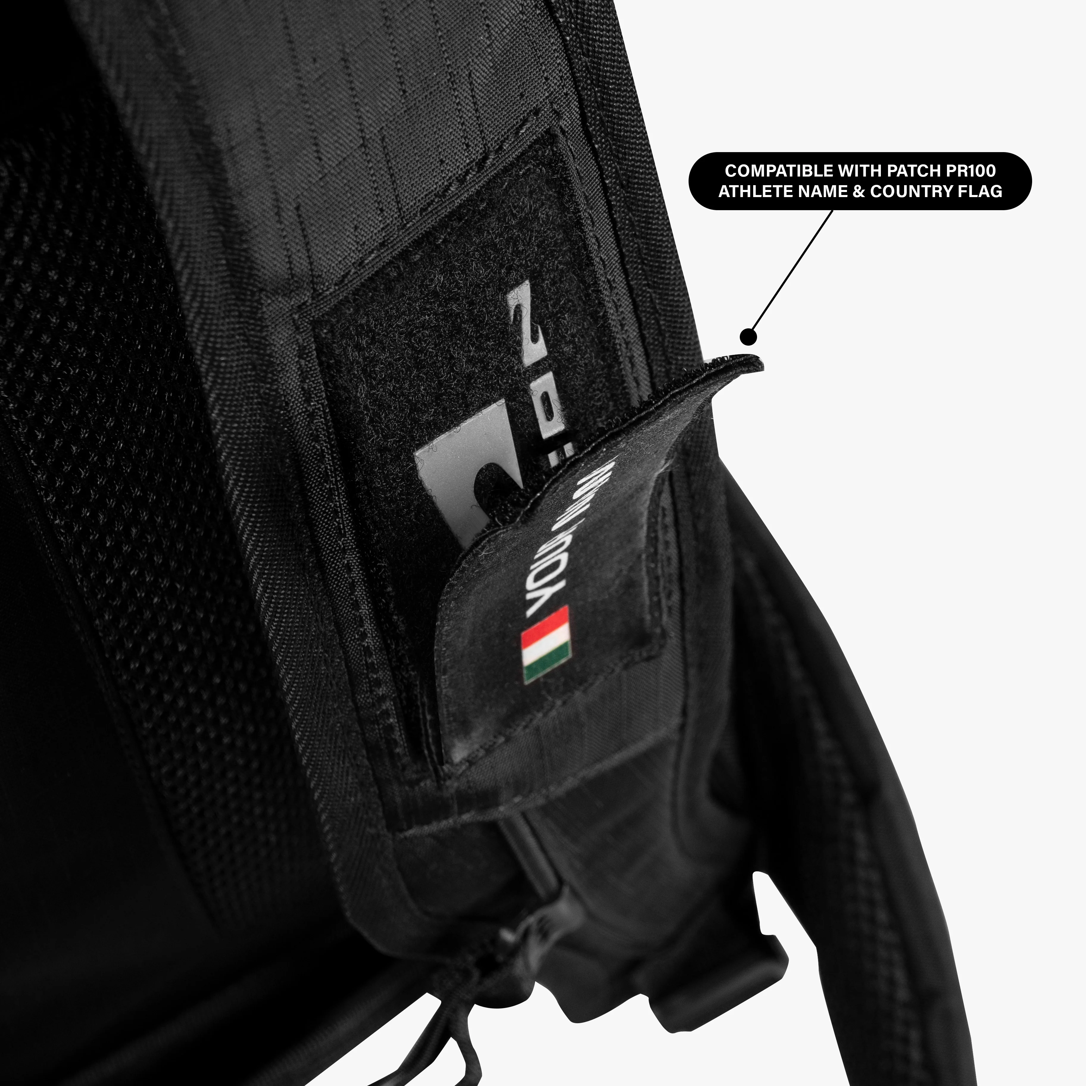 Scicon physiotherapy essentials bag with multiple compartments, black nylon material, and adjustable shoulder strap.