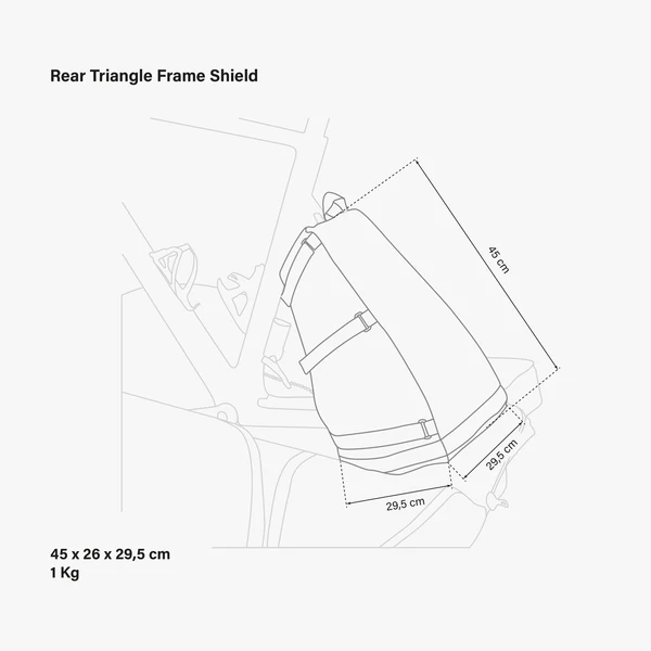 Rear Triangle Frame Protector