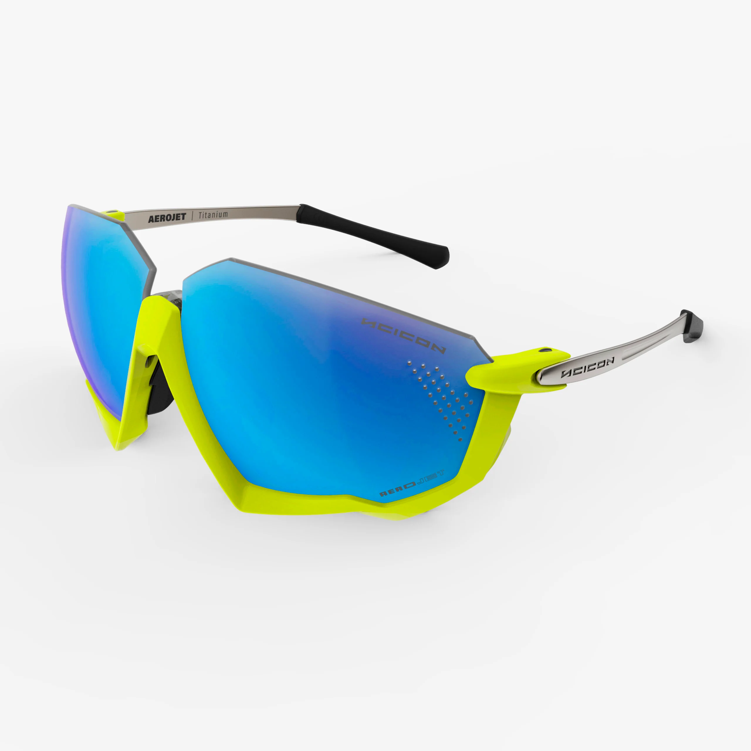 Scicon AeroJet Titanium eyewear with lightweight aerospace titanium frames, sleek and modern design.